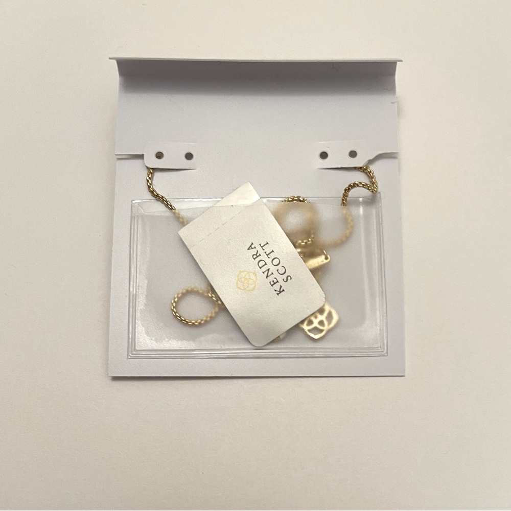 NWT Kendra Scott Leanor Necklace Cobalt Blue - Picture 7 of 7